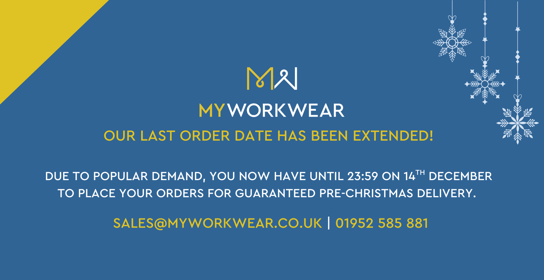 CHRISTMAS OPENING HOURS